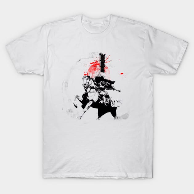 Japanese Samurai T-Shirt by vivalarevolucio